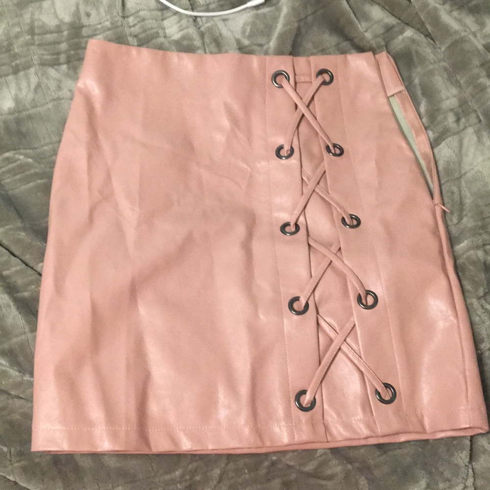 Charlotte Russe faux leather skirt